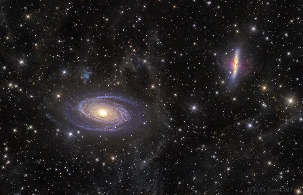 M81–82 and Integrated Flux Nebula