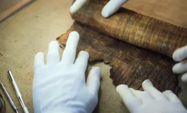 Un papirus carbonizat din Herculaneum a fost citit fără să fie desfăcut. Tehnologia care deschide biblioteca pierdută a Antichității