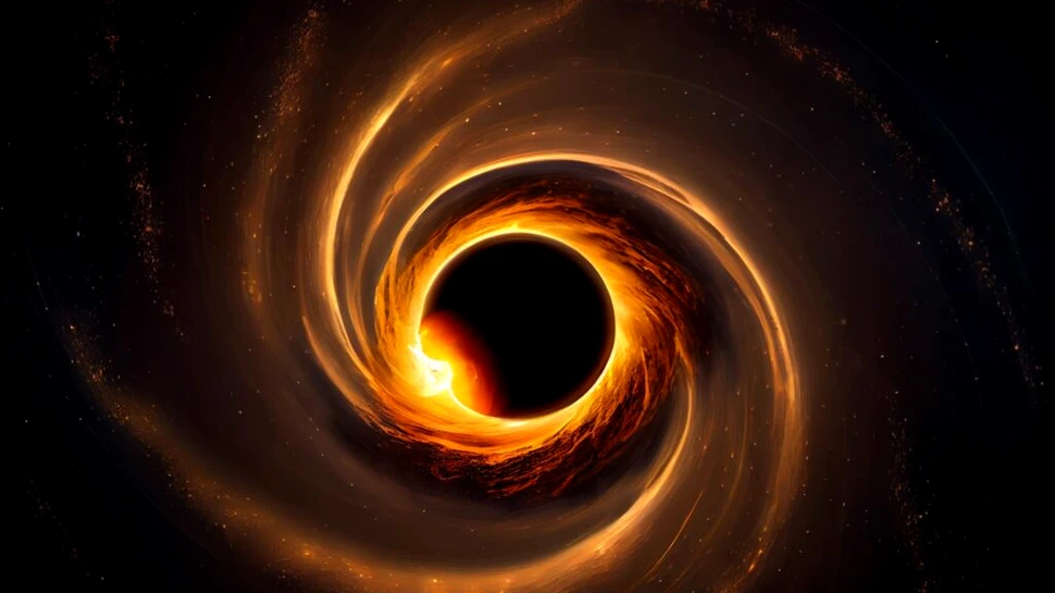 O gaură neagră pare că „trage” cu stele înspre noi din Marele Nor al lui Magellan