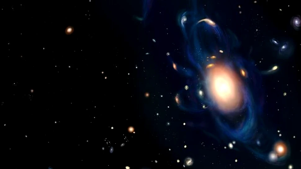 O explozie cosmică bizară, provocată de coliziunea unor galaxii, oferă indicii necunoscute despre Univers