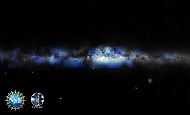 „Particulele-fantomă” ne arată Calea Lactee așa cum nu am mai văzut-o