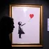 Una dintre cele mai cunoscute picturi ale lui Banksy, furată chiar dintr-o galerie de artă