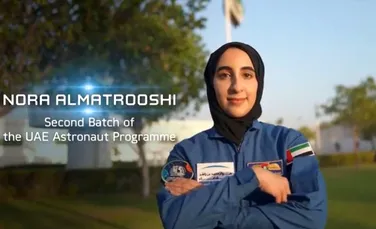 Moment istoric. Nora Al-Matrooshi, prima femeie astronaut din Emiratele Arabe Unite