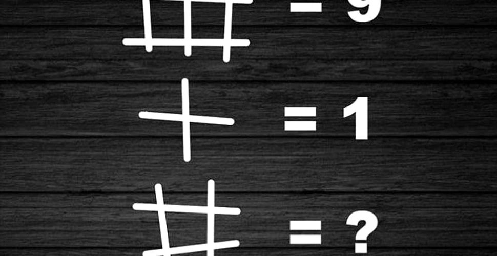 Tu poţi să rezolvi acest puzzle matematic?