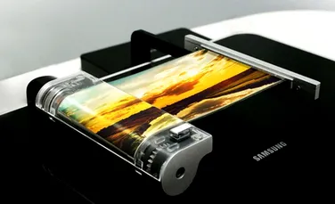 Samsung a prezentat display-ul care se rulează