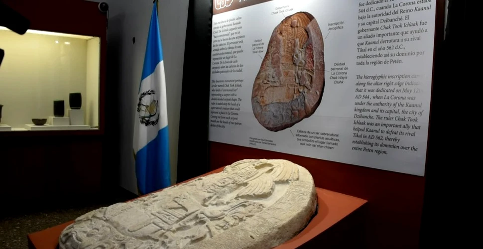 Un altar al mayaşilor a fost găsit în Guatemala. ”Este o operă de artă de mare calitate”