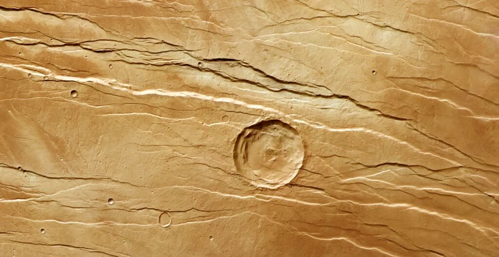 Ceva uriaș „a zgâriat” suprafața planetei Marte? Imaginile publicate de Agenția Spațială Europeană