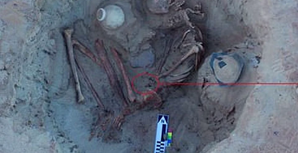 Scheletul unei femei antice ce a murit în timp ce năştea a fost descoperit în Egipt