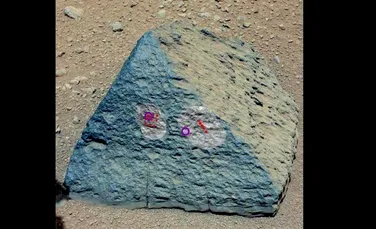Prima rocă marţiană analizată de spectrometrul lui Curiosity oferă surprize