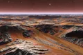 Ghețarii „curgeau” cândva în trecutul planetei Marte, însă foarte lent