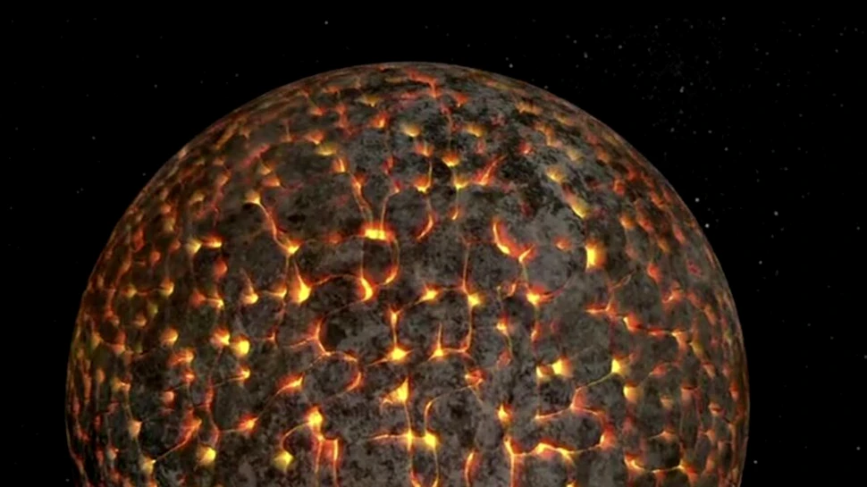 Luna a fost cândva acoperită de un ocean de rocă topită, au descoperit oamenii de știință indieni