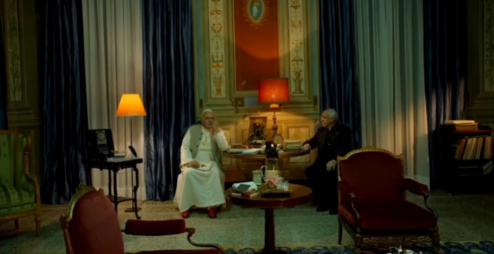 ”The Two Popes/ Cei doi papi”, filmul în care Anthony Hopkins interpretează rolul Papei Benedict