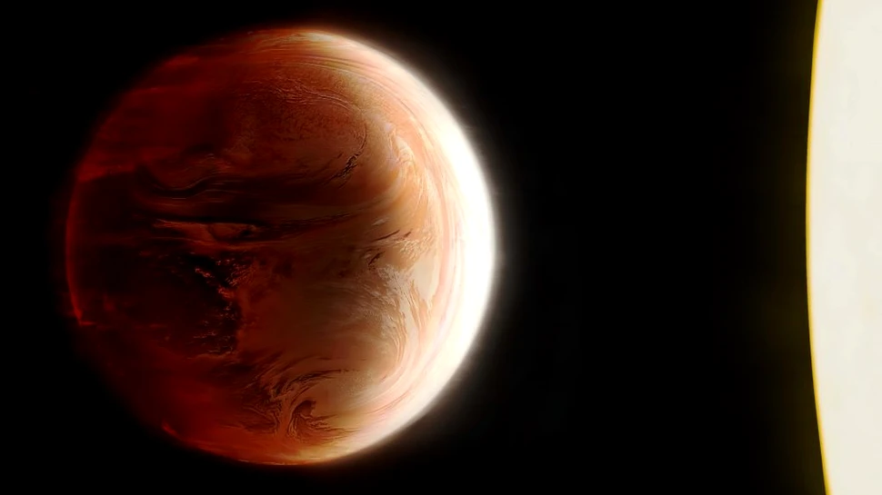Partea întunecată a unei exoplanete, observată pentru prima dată de astronomi
