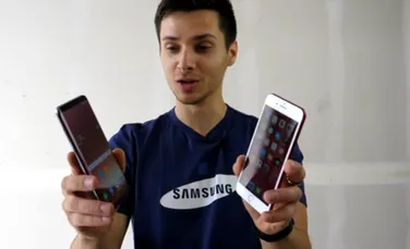 Samsung Galaxy S8 vs iPhone 7 Plus au fost trecute prin câteva teste extreme. Cine a câştigat. VIDEO