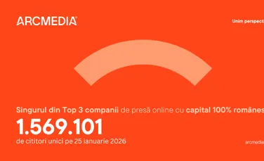 ARCMEDIA, liderul absolut al internetului din România! Peste 8.7 miliarde de vizualizări pe rețelele sociale în 2025