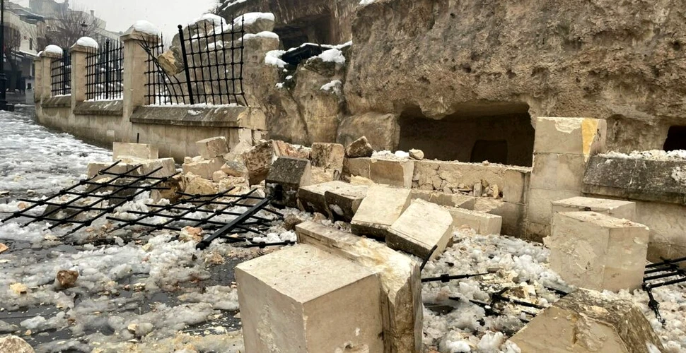 Castelul din Gaziantep, sit UNESCO, a fost grav avariat de cutremur