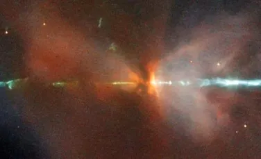 O imagine incredibilă surprinsă de Hubble arată jeturi luminând spațiul în timpul unui fenomen rar