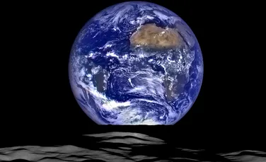 Cum arată Planeta Pământ de pe suprafaţa lunii? Cercetătorii au numit evenimentul surprins ”Răsărit de Pământ”. FOTO