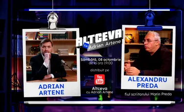 Alexandru Preda, fiul scriitorului Marin Preda, este invitat la podcastul ALTCEVA cu Adrian Artene