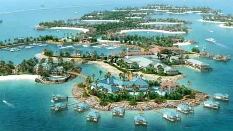 Se surpa insulele artificiale din Dubai