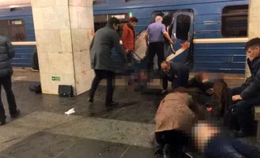 Explozie la metroul din  Sankt-Petersburg: cel puţin 10 morţi. Anunţul lui Vladimir Putin