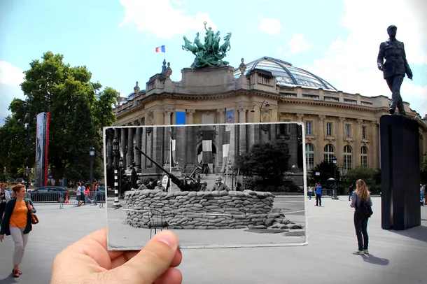 Poze vechi şi noi a oraşului Paris