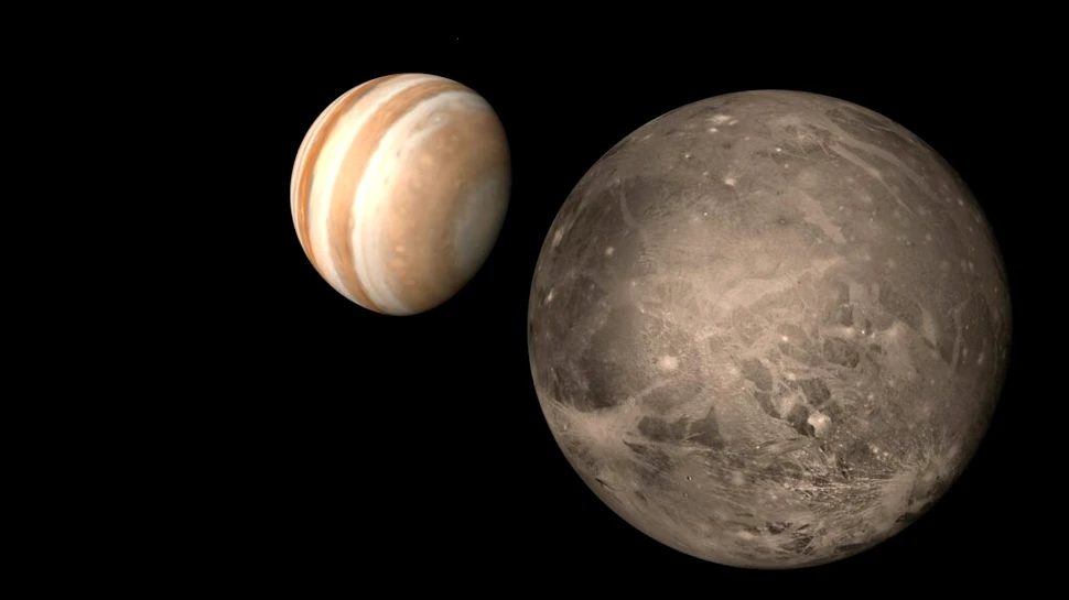 Sonda Juno a observat săruri și substanțe organice pe Ganymede