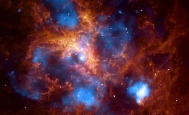 Un număr uriaş de stele cu o masă de 200 de ori mai mare decât cea a Soarelui a fost descoperit într-o galaxie vecină