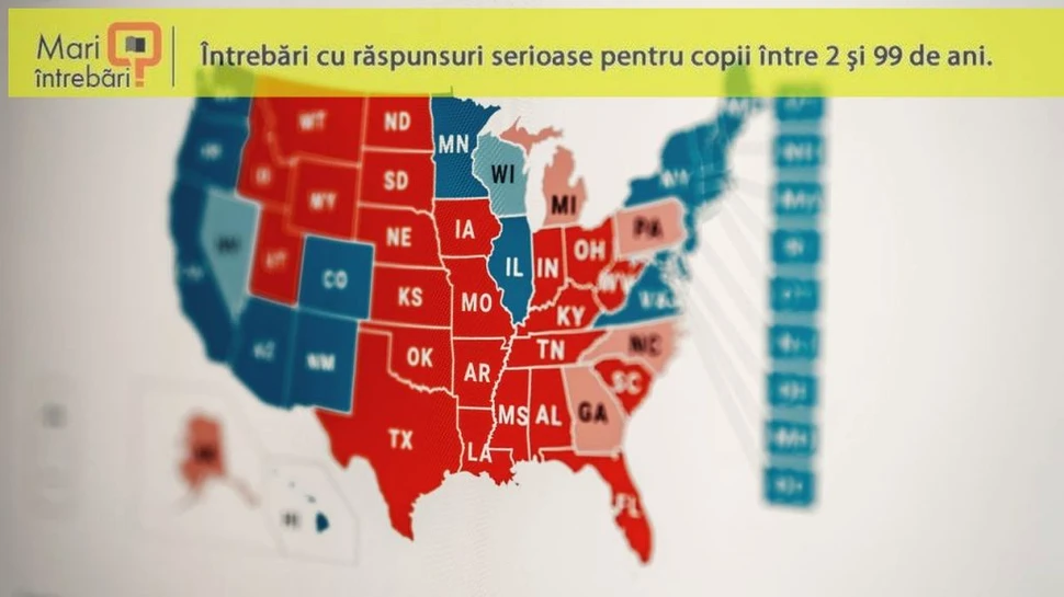 De ce roșul și albastru sunt culorile folosite de cele două partide din SUA?