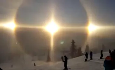Un fenomen spectaculos a putut fi observat pe cerul din Suedia