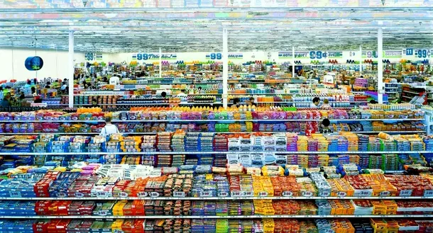 99 Cent II, Diptychon – Andreas Gursky