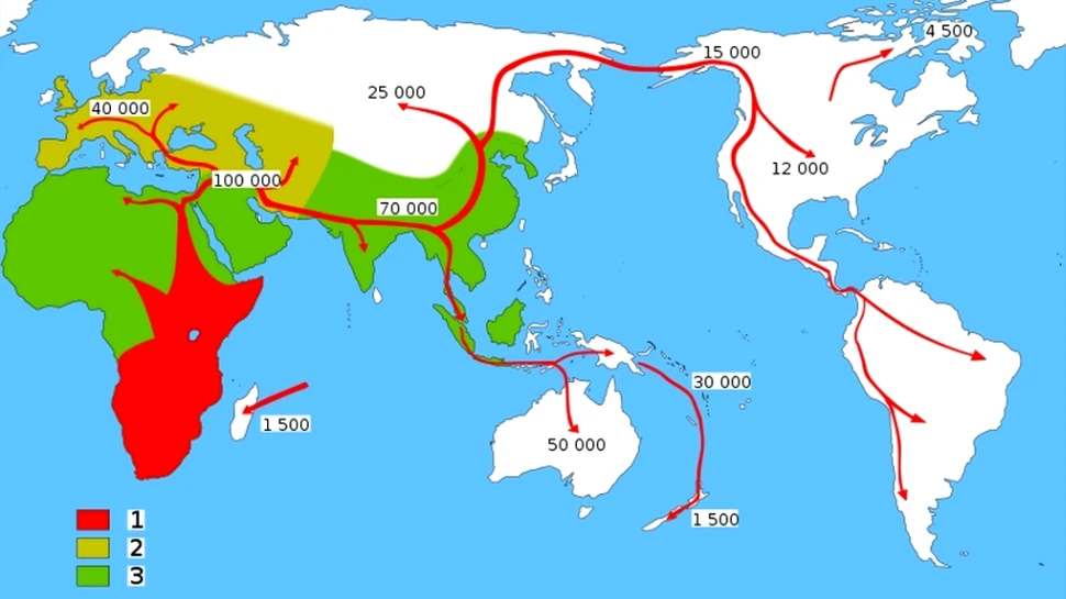 Ce i-a determinat pe oamenii primitivi să migreze?