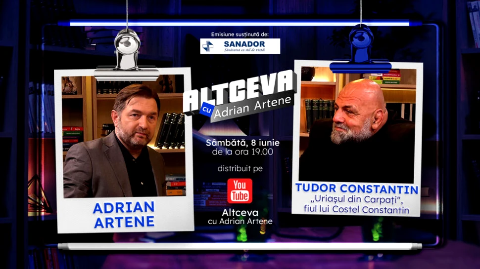 Fiul regretatului Costel Constantin povestește, în lacrimi, ultimele zile din viața marelui actor! Rugbist legendar, supranumit „Uriașul din Carpați”, Tudor Constantin se confesează, EXCLUSIV, la „Altceva cu Adrian Artene”
