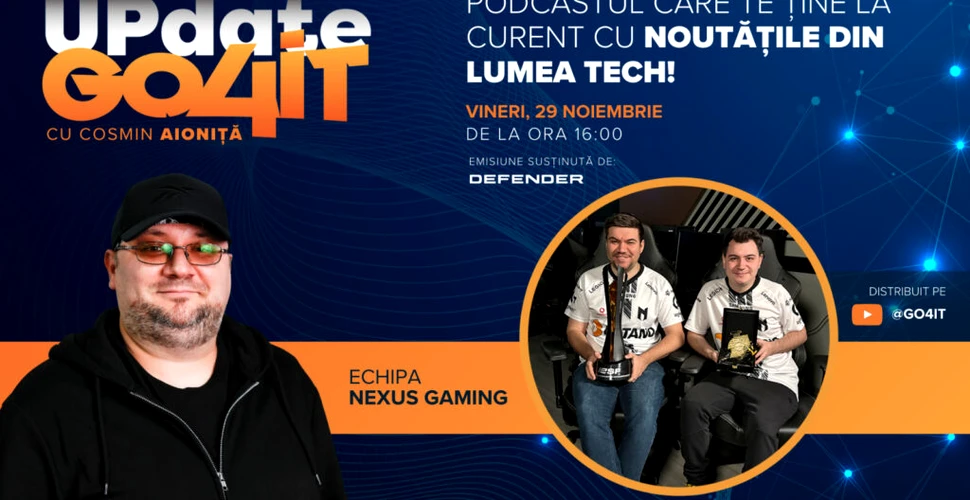 Campionii mondiali la Counter-Strike 2, invitați speciali la Update Go4it #7