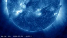 Ce s-a putut vedea în atmosfera Soarelui chiar înaintea unei erupții colosale de clasă X9?