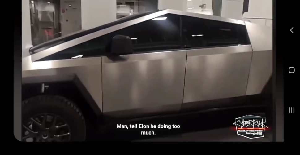 Cybertruck-ul lui Elon Musk și ștergătorul său de parbriz au stârnit amuzamentul internauților