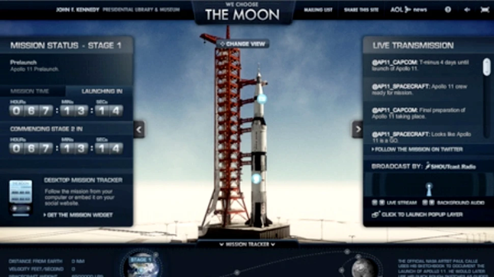 Misiunea Apollo 11 a fost re-creata pe internet