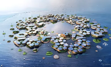 Noul oraş plutitor futurist poate rezista la uragane de categoria 5 şi poate revoluţiona modul de viaţă al omului