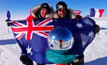 Australienii au cucerit Polul Sud pe schiuri, stabilind un nou record