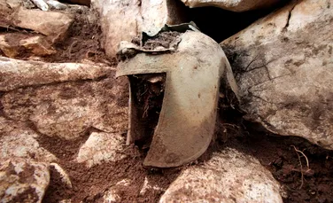 Cască extrem de rară, descoperită în Croația. Ce au mai găsit arheologii în mormântul din secolul al IV-lea î.Hr.