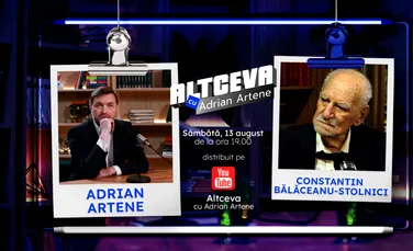 Constantin Bălăceanu-Stolnici este invitat la podcastul ALTCEVA cu Adrian Artene