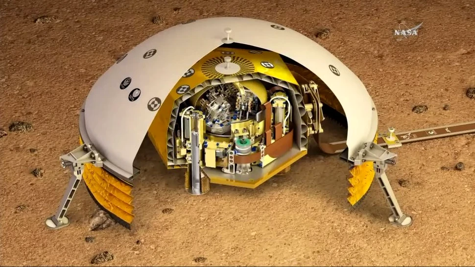 Următorul lander al NASA, InSight, va ”arunca o privire” adânc în interiorul lui Marte pentru a-i dezvălui secretele