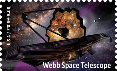Telescopul Spațial James Webb de la NASA are propriul său timbru poștal