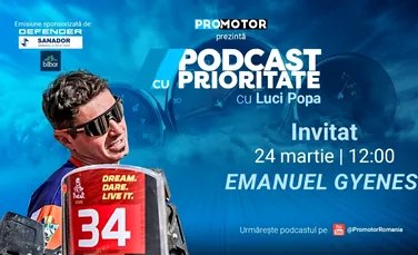 Emanuel Gyenes aduce la „Podcast cu Prioritate” #69 by ProMotor povești din Raliul Dakar 2025