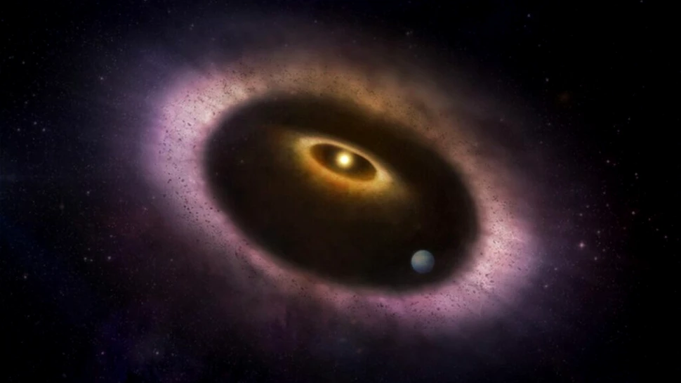 Astronomii dezvăluie excentricități neașteptate în discul de resturi al unei stele apropiate. Ce ar putea ascunde?