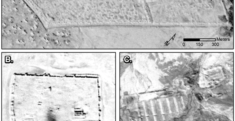 Imagini prin satelit declasificate din Războiul Rece au dezvăluit fortificații romane antice