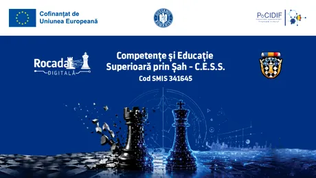 (P) CUM POATE TEHNOLOGIA SĂ SCHIMBE VIITORUL ȘAHULUI? PROIECTUL C.E.S.S. INTRĂ ÎN FAZA DE IMPLEMENTARE