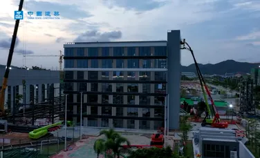 Chinezii au construit un hotel cu șapte etaje în numai 12 zile