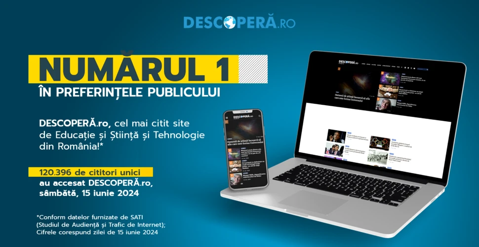 DESCOPERĂ.ro, cel mai citit site de Educație și Știință și Tehnologie din România!
