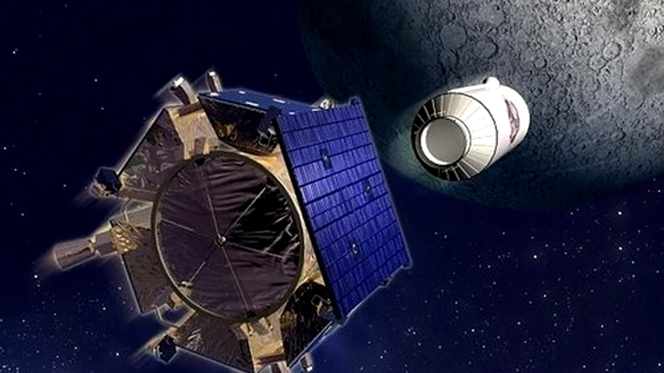 NASA bombardeaza Luna!